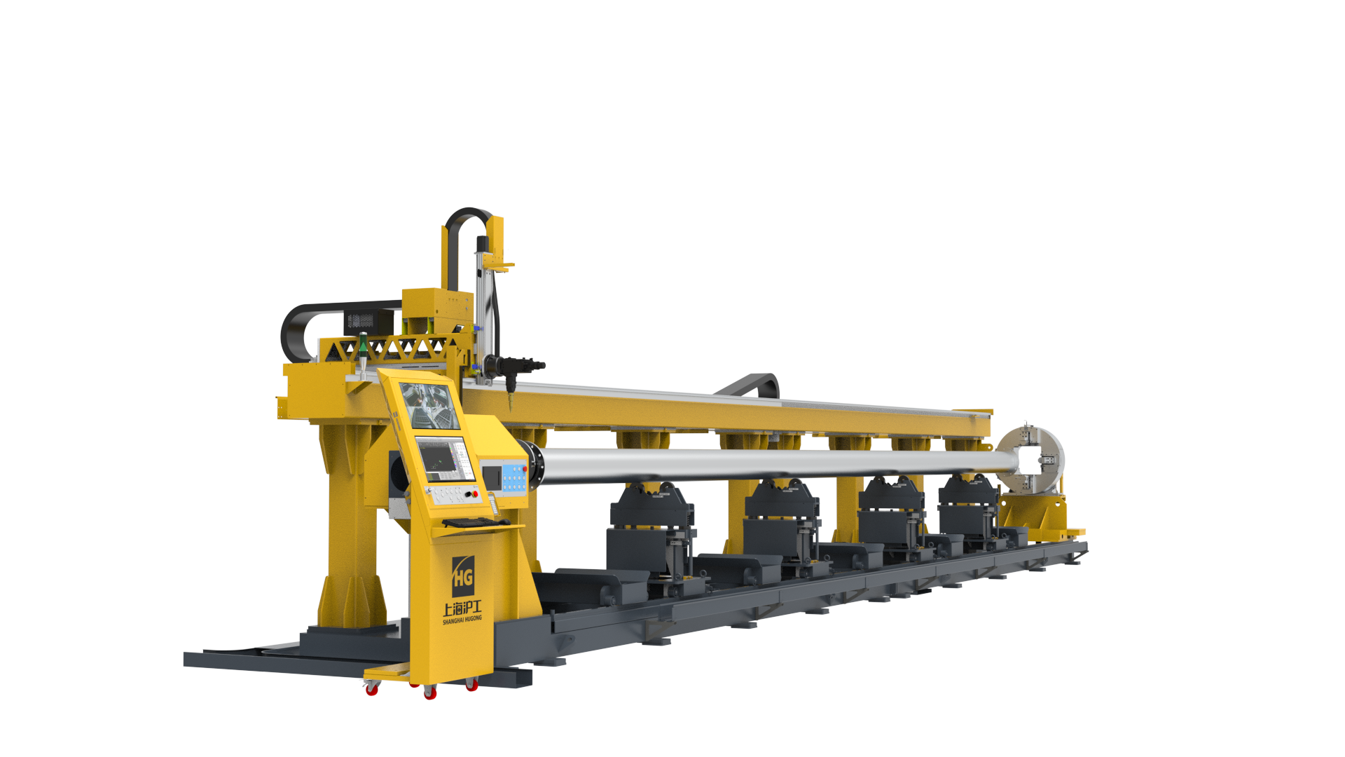 How to Solve Pipe Welding Distortion in Shipbuilding? HUGONG Smart Vision Laser Cutting Technology Enables Precise Post-Welding Cutting
